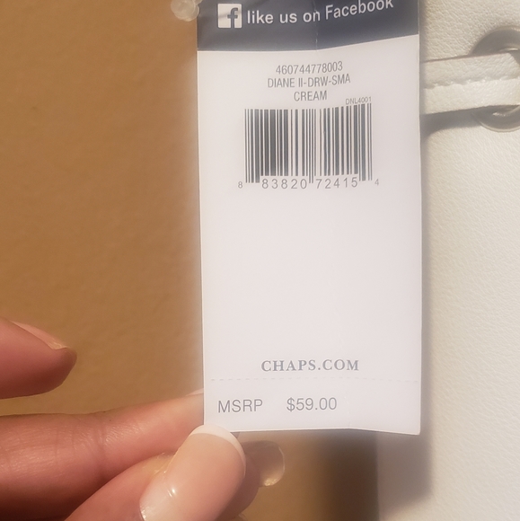 Off white Chaps crossbody bag NWT - Picture 3 of 5